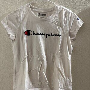 Champion T-shirt women white size L